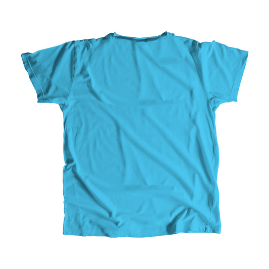 00 Number Men Unisex T-Shirt (Sky Blue)