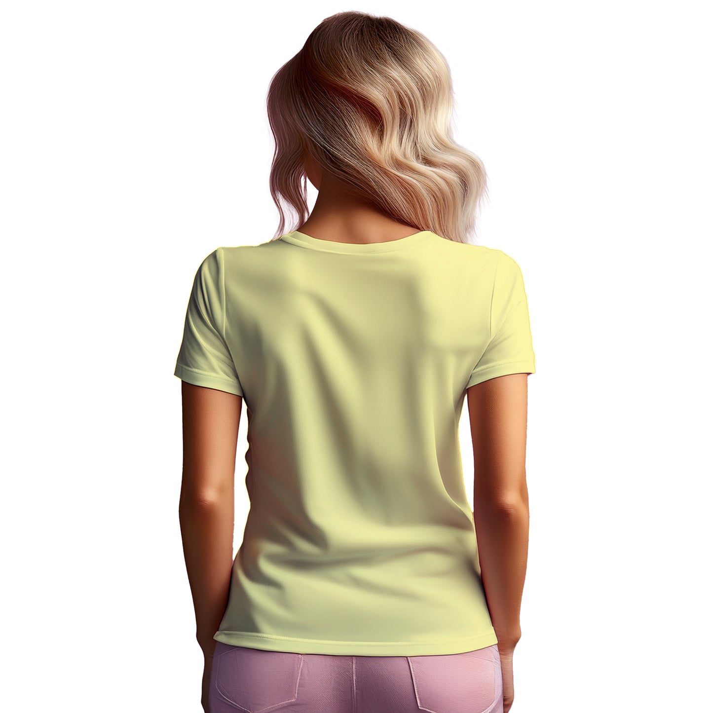 00 Number Women T-Shirt (Butter Yellow)
