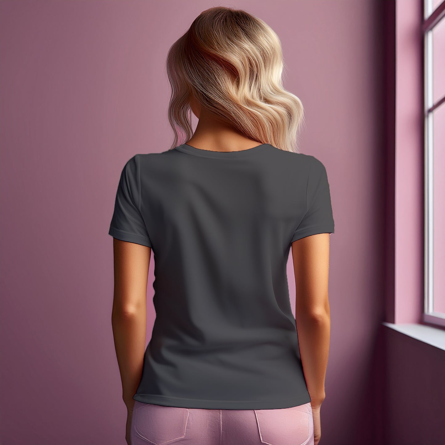 00 Number Women T-Shirt (Charcoal Grey)