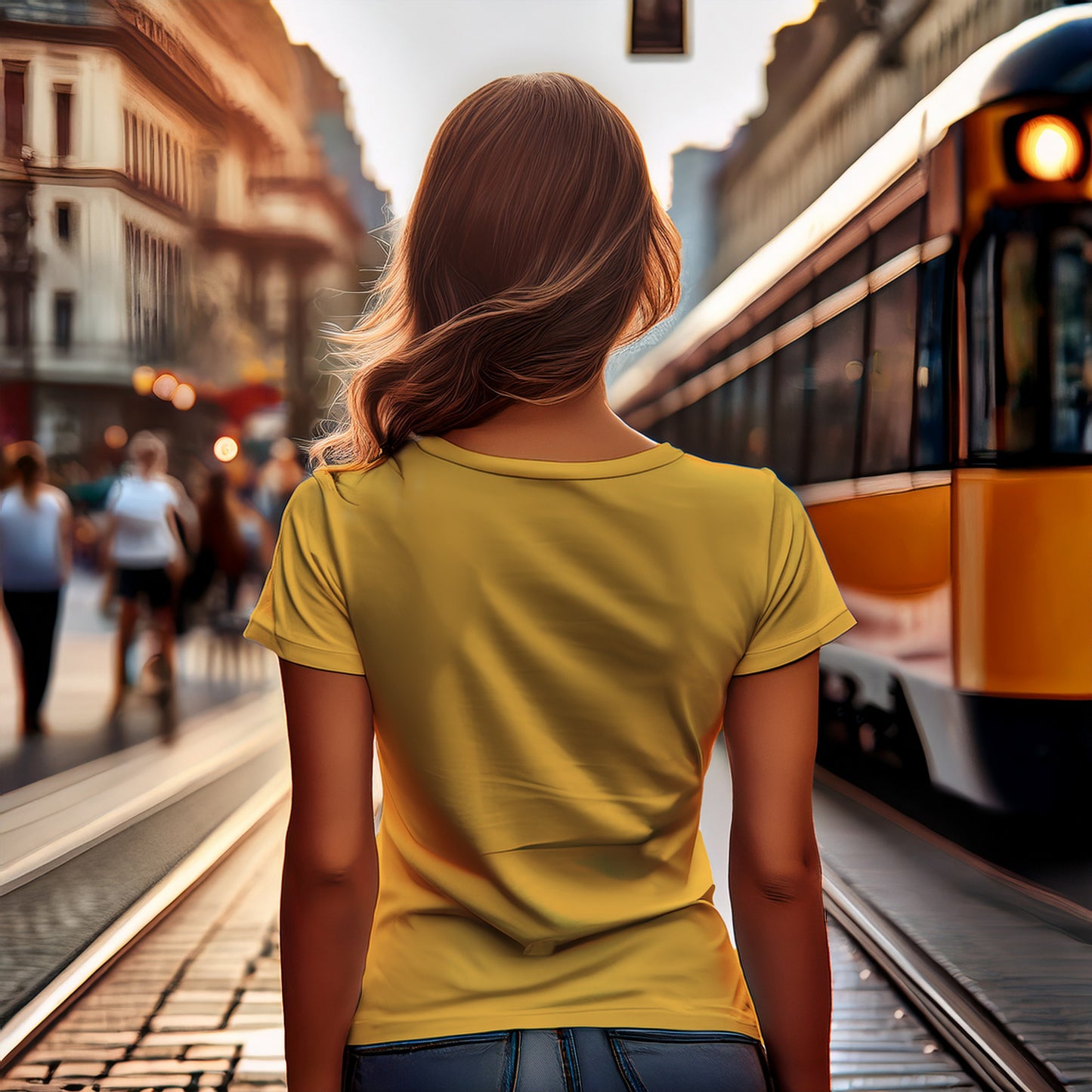 1801 Year Women T-Shirt (Golden Yellow)