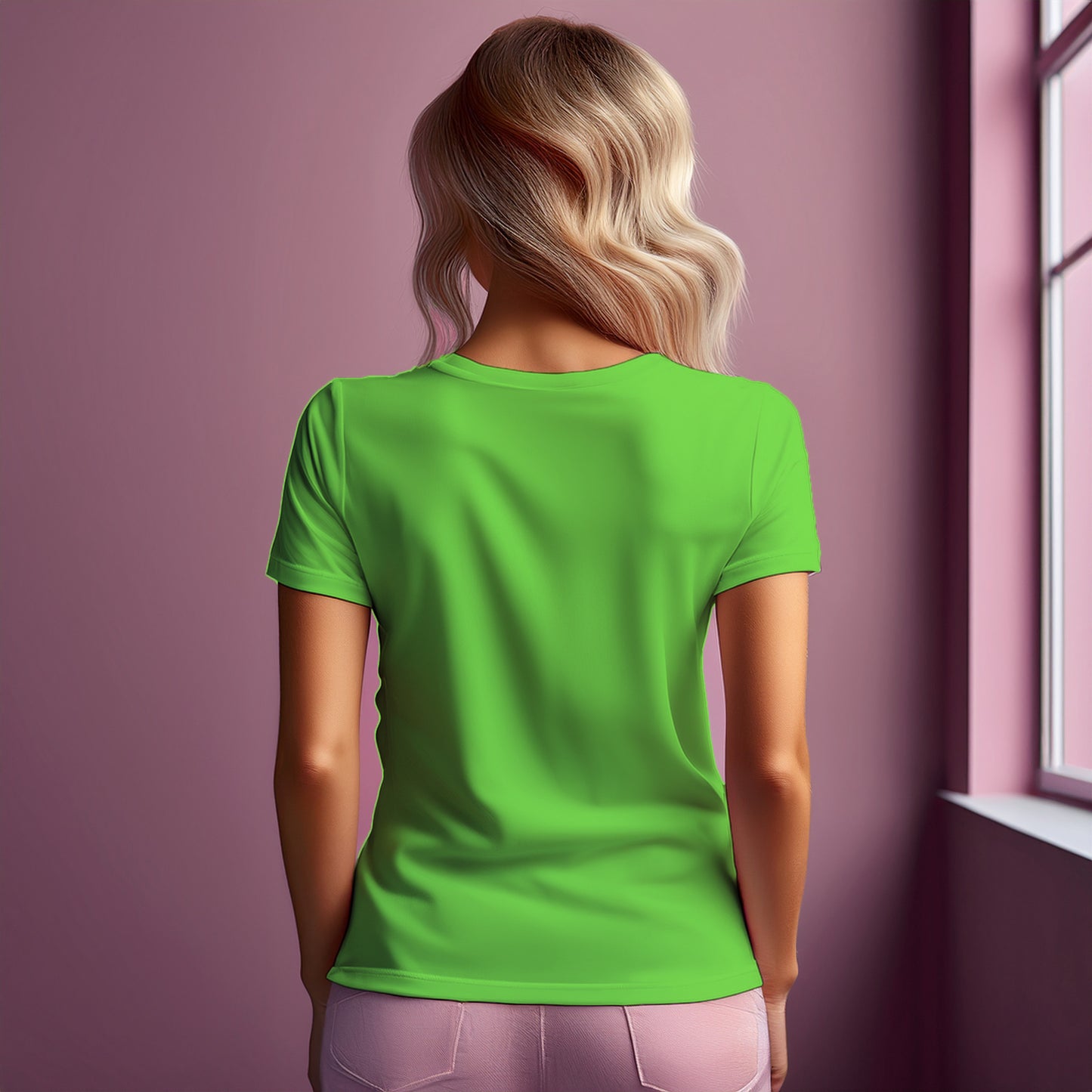 00 Number Women T-Shirt (Liril Green)