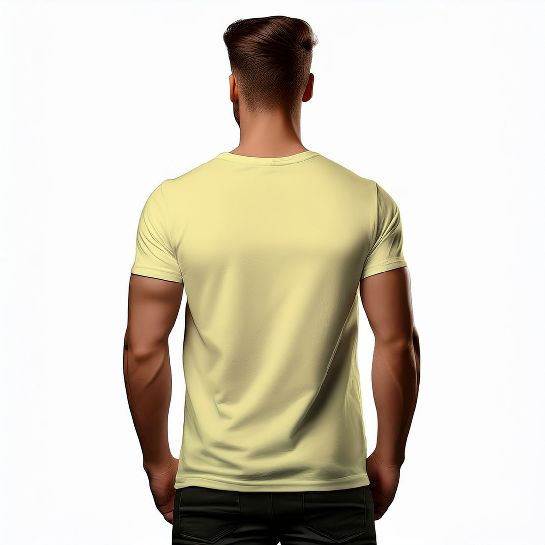 00 Number Men Unisex T-Shirt (Butter Yellow)
