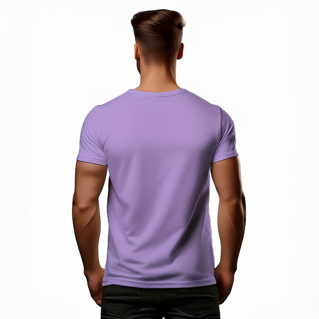 00 Number Men Unisex T-Shirt (Iris Lavender)