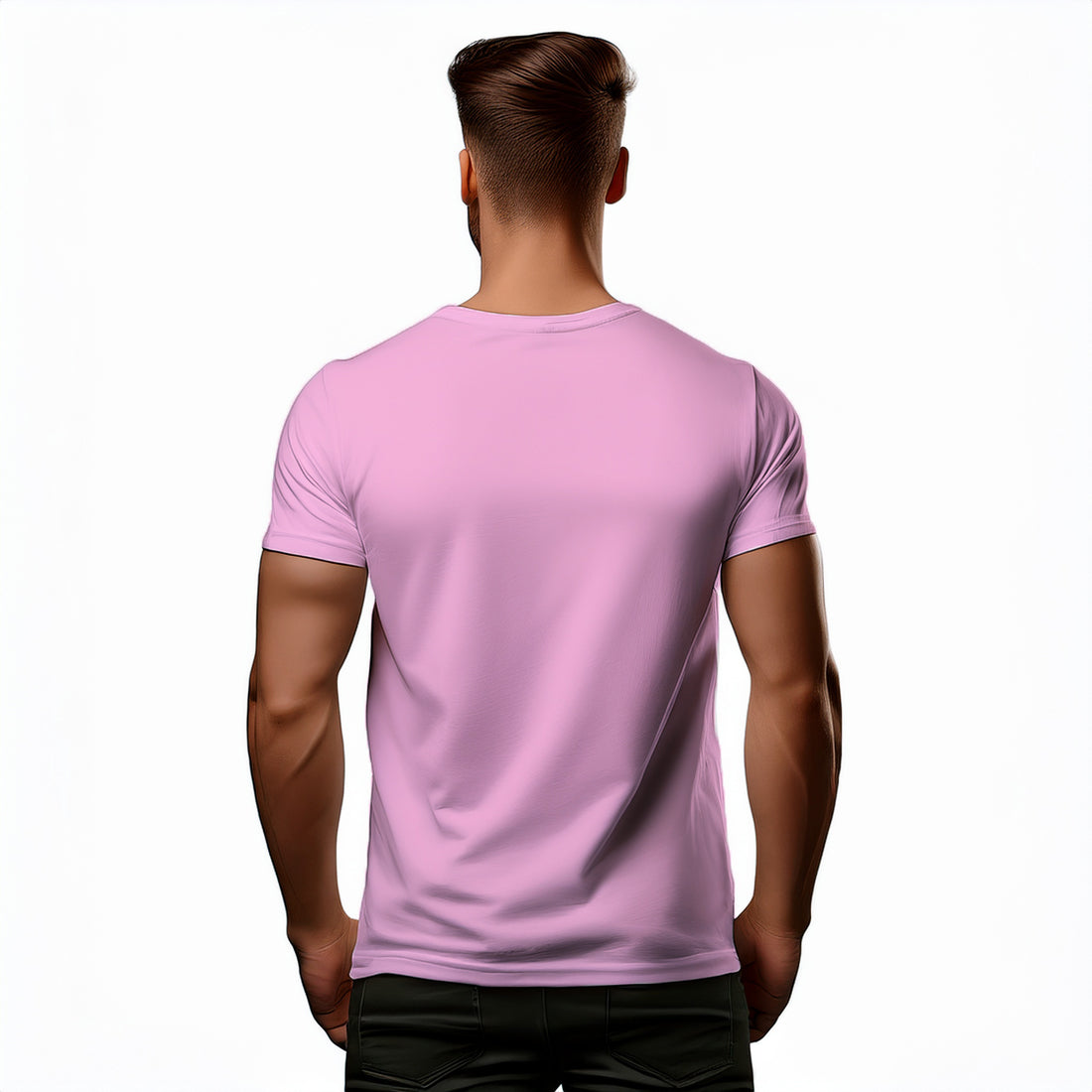 00 Number Men Unisex T-Shirt (Light Pink)