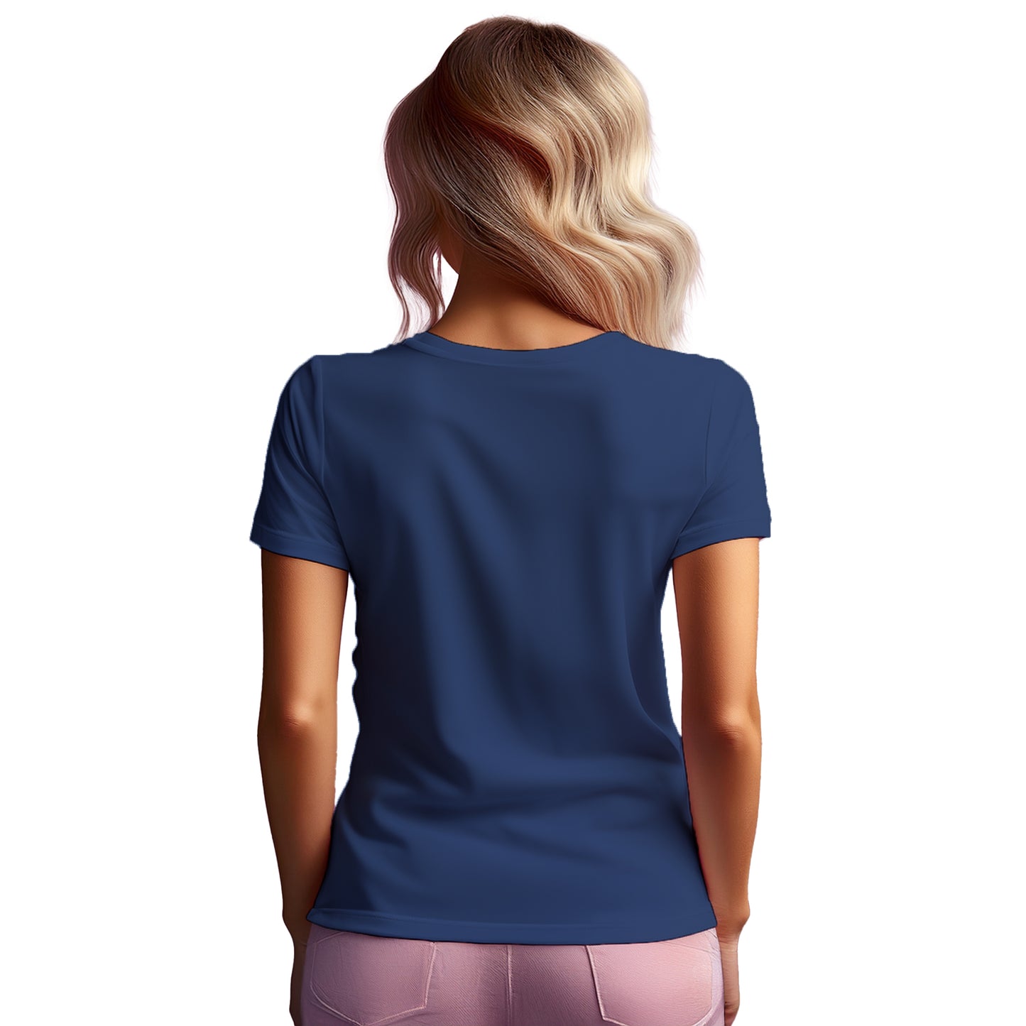 00 Number Women T-Shirt (Navy Blue)