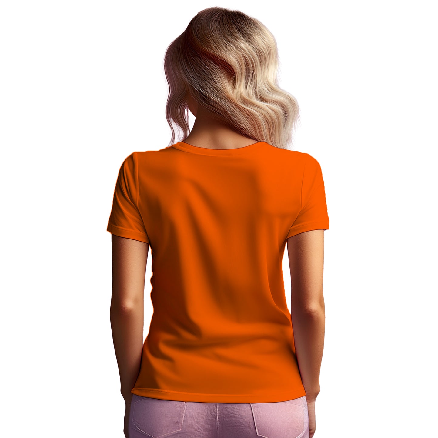 00 Number Women T-Shirt (Orange)