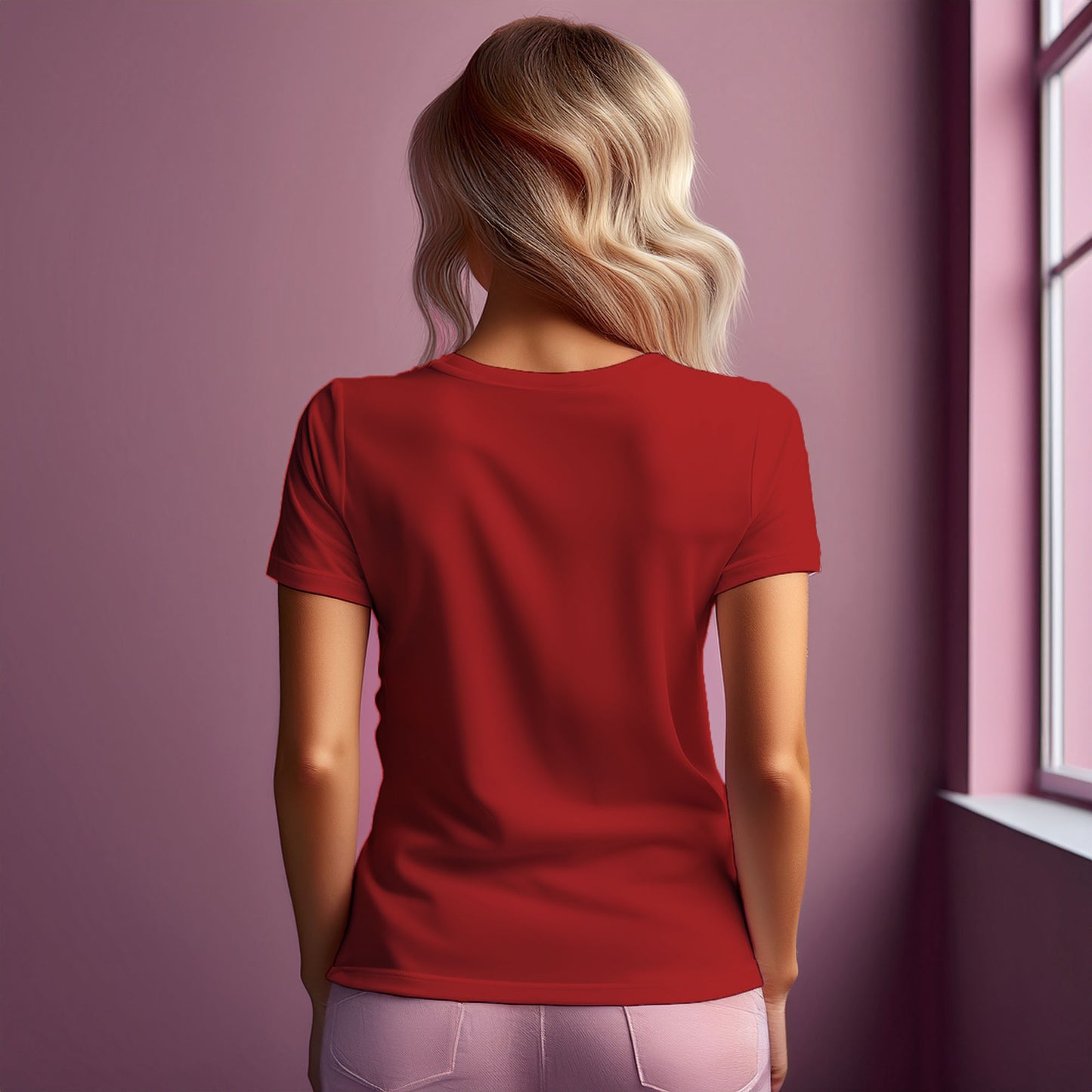 00 Number Women T-Shirt (Red)