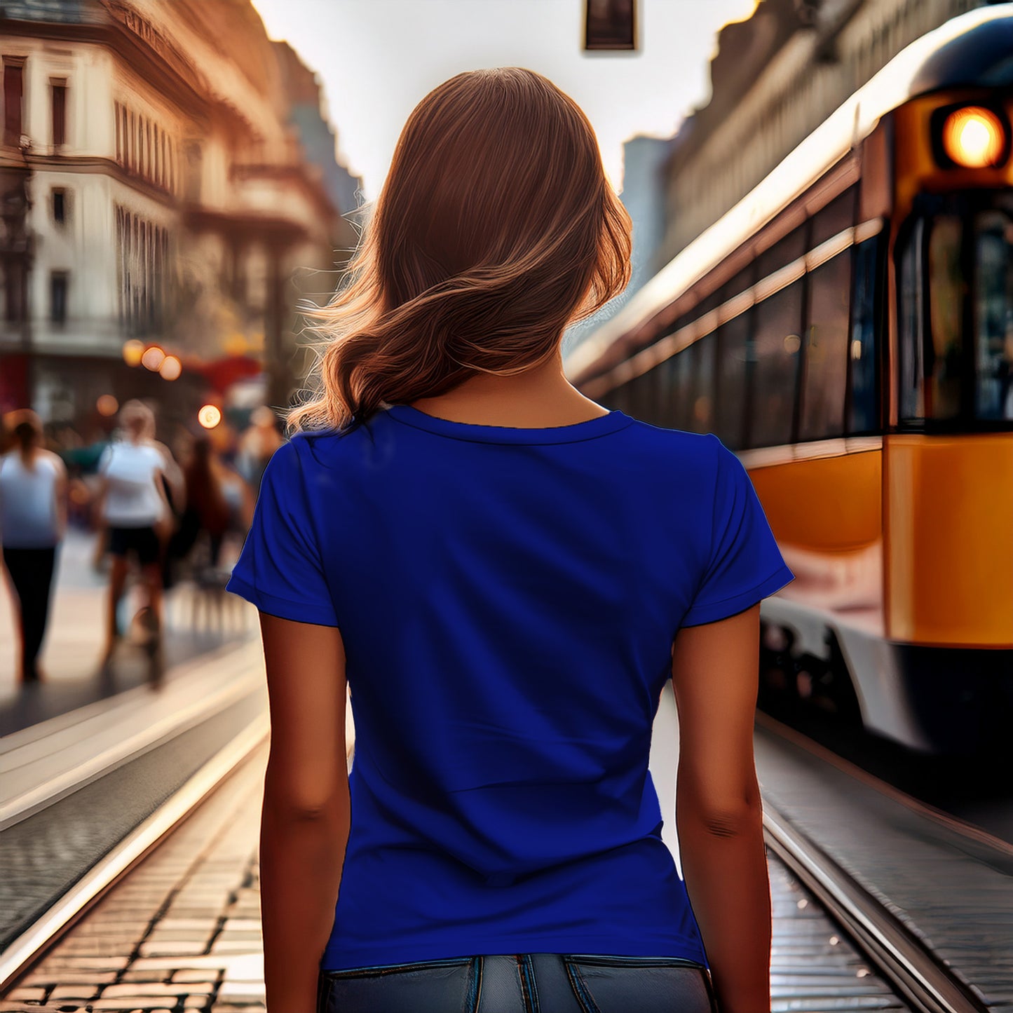 1800 Year Women T-Shirt (Royal Blue)