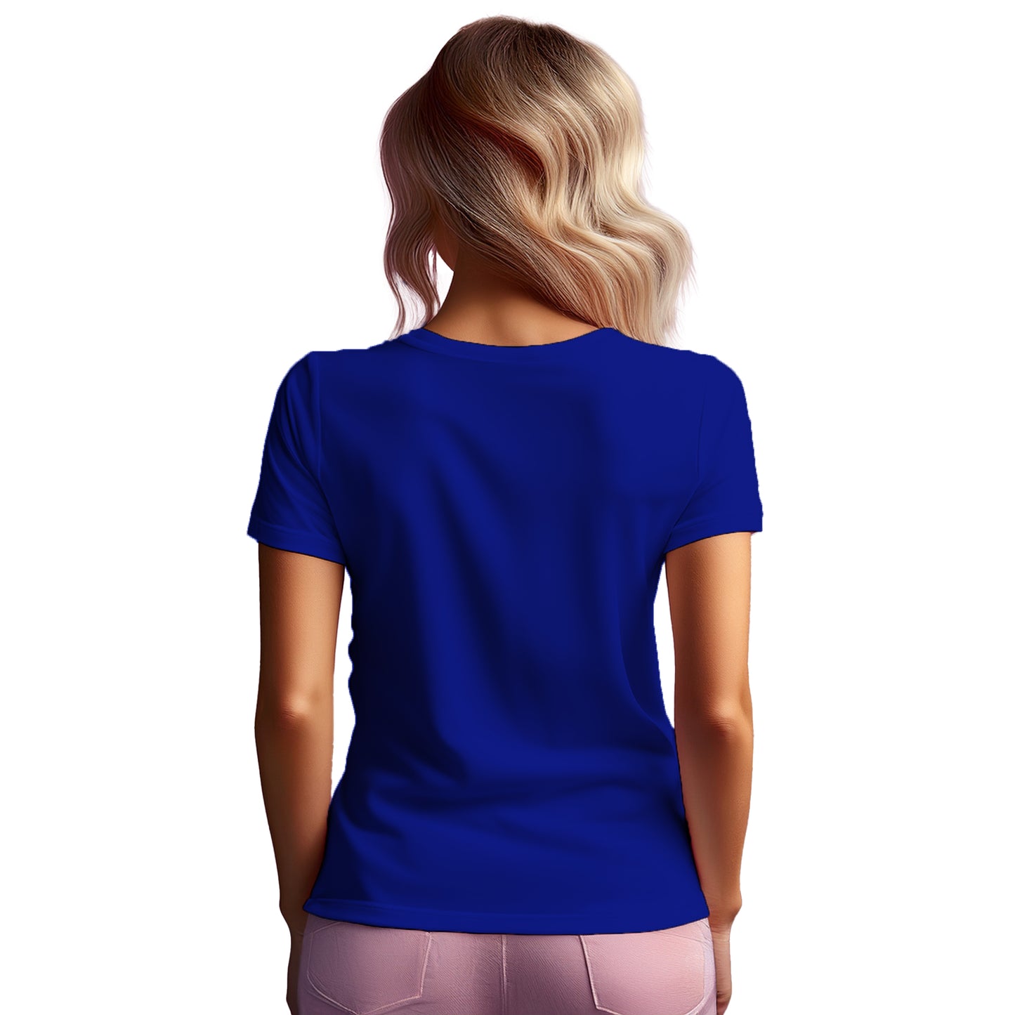 00 Number Women T-Shirt (Royal Blue)