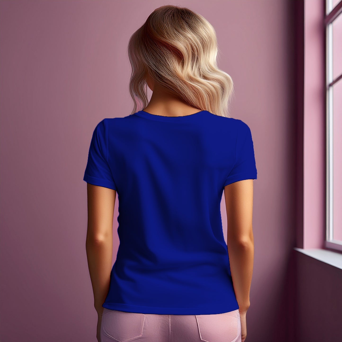 00 Number Women T-Shirt (Royal Blue)