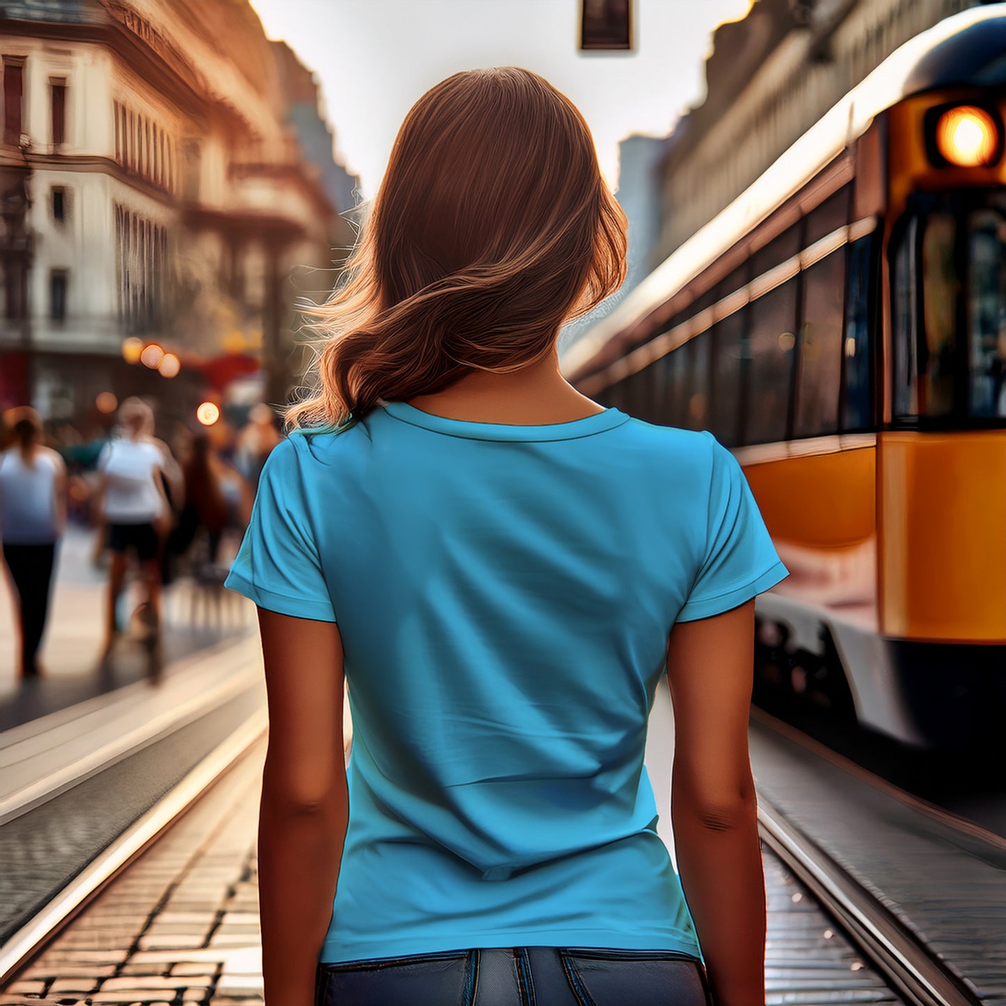 1802 Year Women T-Shirt (Sky Blue)